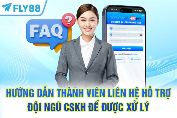 Hướng dẫn thành liên hệ hỗ trợ đội ngũ CSKH để được xử lý