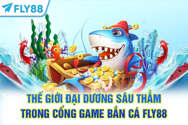 Thế giới đại dương sâu thẳm trong cổng game bắn cá FLY88